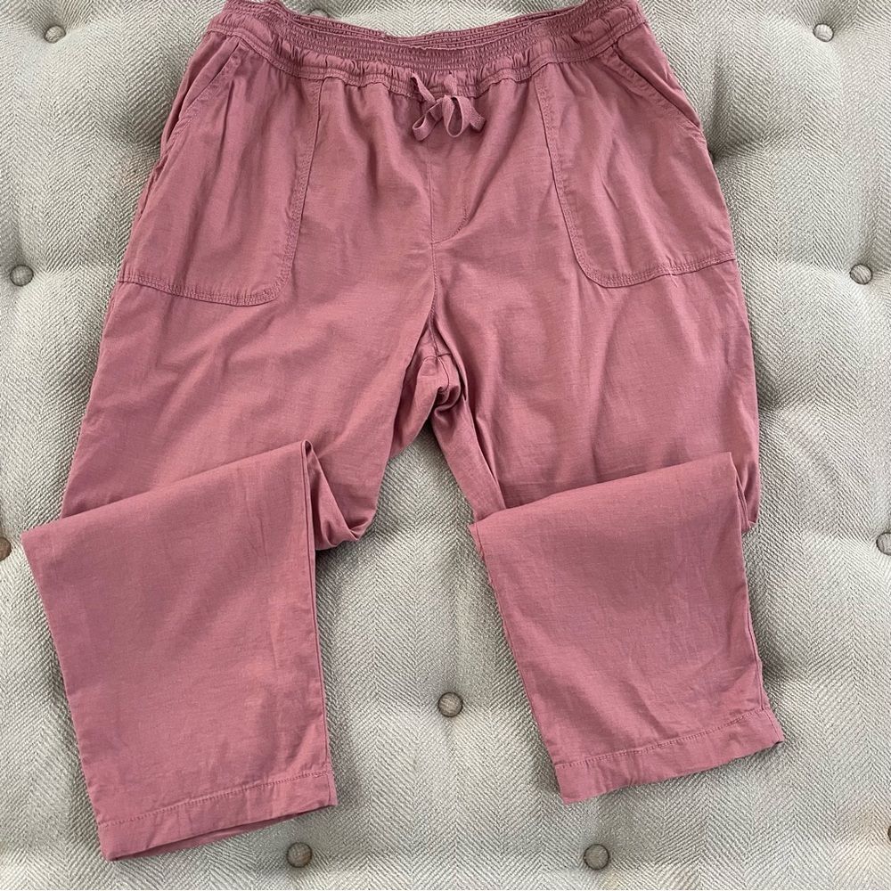 Stitch Fix Market & Spruce Rose Pink Crop Pants XXL
